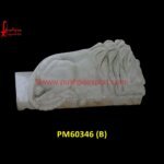 White Marble Carving Lion Statue