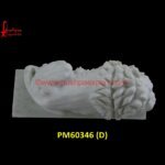 White Marble Carving Lion Statue