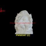 Carving White Marble Lion Statue