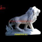 Marble Carving Lion Statue