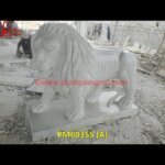 White Marble Lion