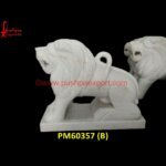 White Marble Stone Lion