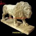 Antique Carved Lion