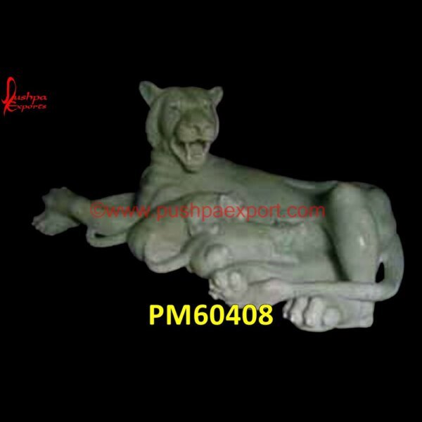 Marble Tiger Statue PM60408 animal marble statue,carved stone animal statue,marble animal figurine,marble animal sculpture,marble animal statue.jpg