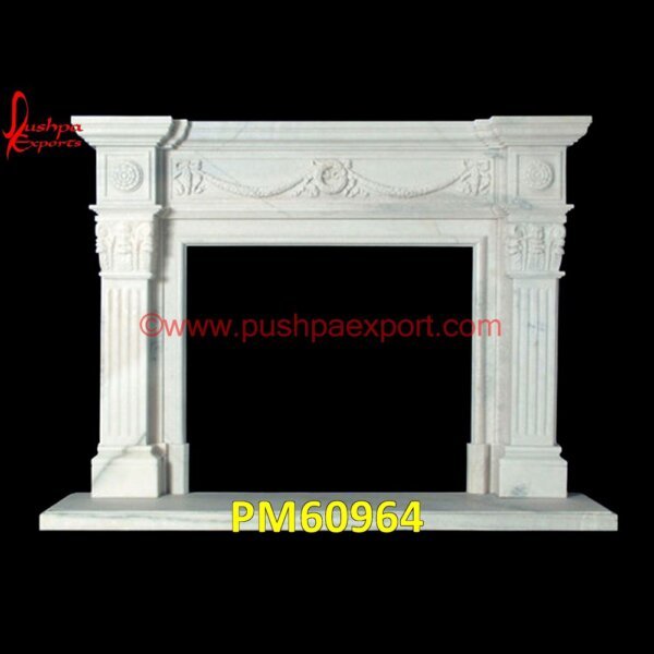 Roman Design Marble Fireplace Mantel PM60964 rustic stone fireplace,river rock fireplace,modern stone fireplace,marble on fireplace,marble fireplace surround,marble fireplace mantel.jpg