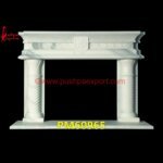 Antique Marble Fireplace