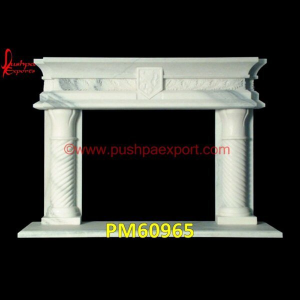 Antique Marble Fireplace PM60965 river rock fireplace,modern stone fireplace,marble on fireplace,marble fireplace surround,marble fireplace mantel.jpg