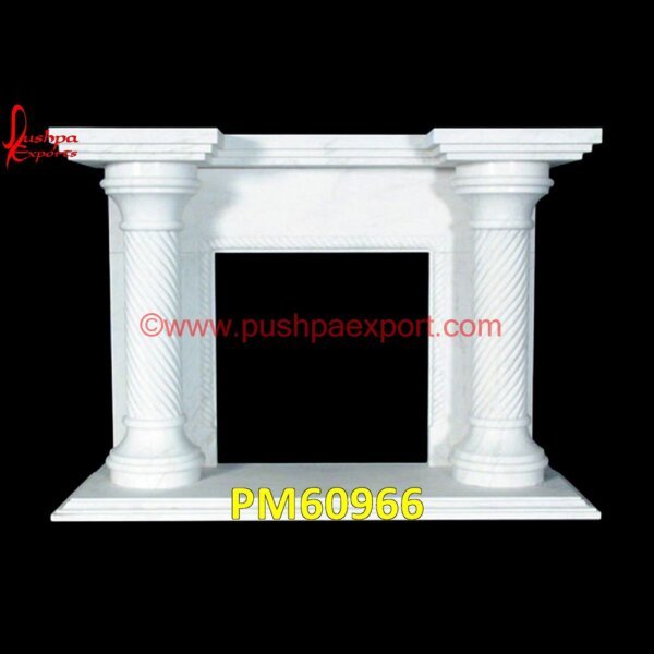 Carved White Marble Fireplace Mantel PM60966 modern stone fireplace,marble on fireplace,marble fireplace surround,marble fireplace mantel,limewash stone fireplace.jpg