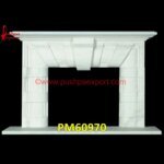 Carved Marble Stone Fireplace