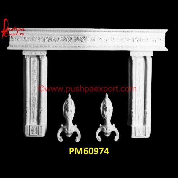 White Marble Carving Fireplace PM60974 grey stone fireplace,granite fireplace,black stone fireplace,white washed stone fireplace,white marble fireplace surround.jpg