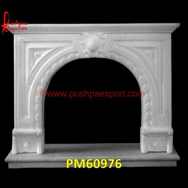 Natural White Marble Fireplace Mantel PM60976 black stone fireplace,white washed stone fireplace,white marble fireplace surround,white marble fireplace.jpg