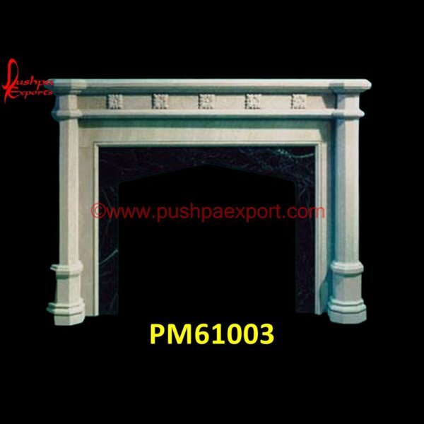 White Marble Stone Fireplace Wall PM61003 patio stone fireplace,natural stone fireplace,modern white stone fireplace,modern stone veneer fireplace.jpg