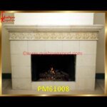 Handmade Carved Marble Fireplace