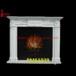 Natural Marble Carving Fireplace Mantel