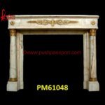 Italian Marble Fireplace Mantel