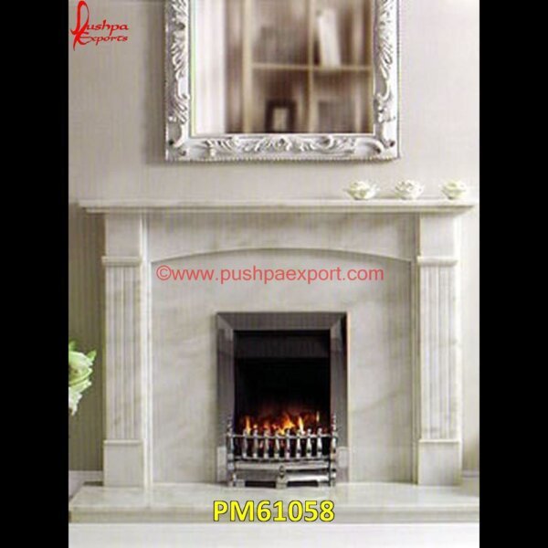 White Stone Carved Fireplace Mantel PM61058 large stone mantel,large stone for fireplace,interior stone for fireplace,how to add stone to a fireplace.jpg