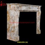 Italian Marble Fireplace Wall