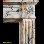 Italian Marble Fireplace Wall