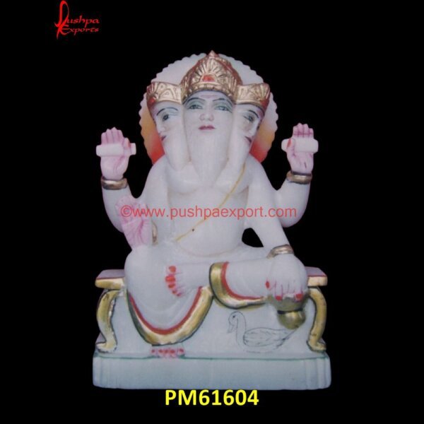 Marble Brahma Ji Statue PM61604 Goddess Marble Statue, God Marble Murti, Marble Idol Of God, Marble God Murti, Marble God Murti, Marble God Statue, God Marble Murti, God Marble Murti, Stone God Murti.jpg