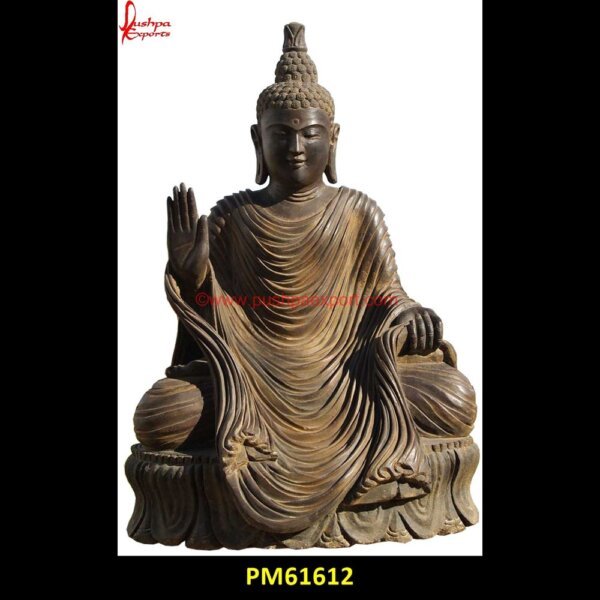 Antique Finish Black Stone Buddha Statue PM61612 antique stone buddha,antique stone buddha head,big stone buddha,big stone buddha statue.jpg