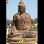 Old Finish Black Stone Buddha Ji Statue