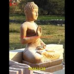 Yellow Sandstone Buddha Statue