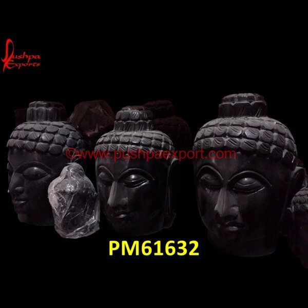 Black Stone Buddha Head PM61632 buddha stone head,buddha stone idol,buddha stone mural,buddha stone painting.jpg