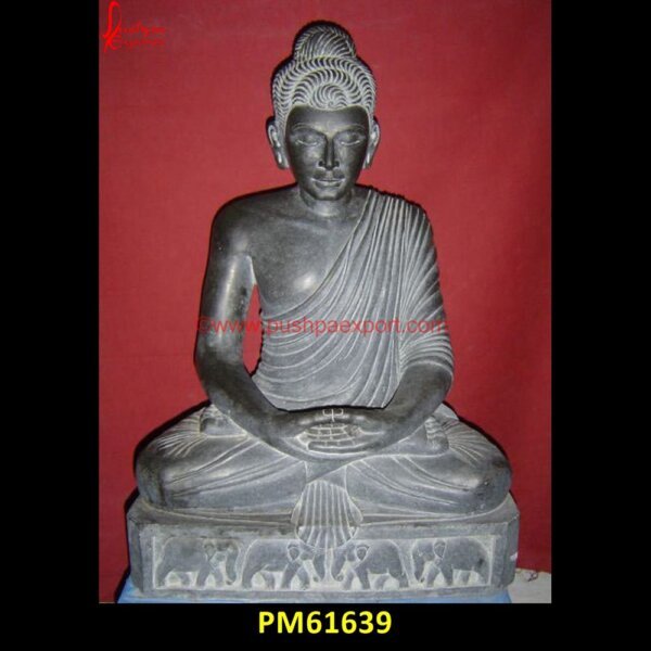 Black Marble Antique Buddha Statue PM61639 buddha stone statue online india,buddha stone wall art,buddha stone wall panel,buddha wall carving.jpg