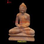 Rainbow Sandstone Buddha Carved Statue