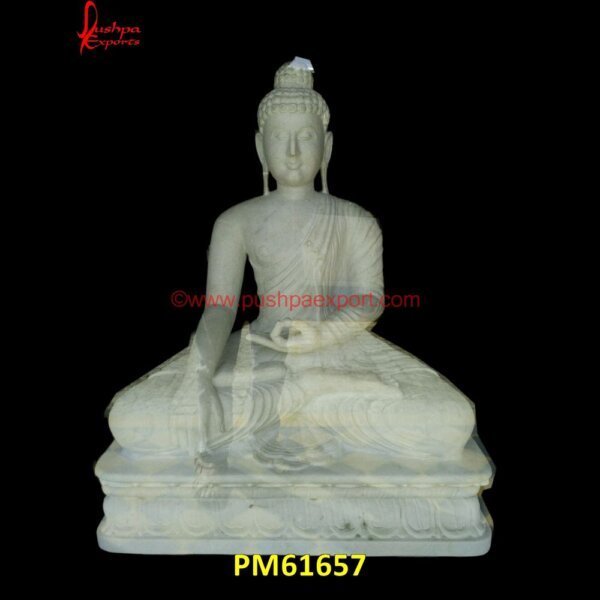 White Stone Buddha Idol PM61657 buddha face stone,buddha garden statue stone,buddha green stone,buddha head stone sculpture.jpg