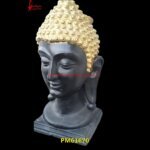 Black And Gold Buddha Head