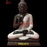 Carved Black Stone Buddha Statue