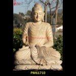 Rustic Finish Marble Buddha Statue