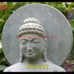 Mint Sandstone Meditating Buddha Statue