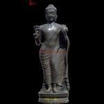 Black Stone Buddha Ji Sculpture