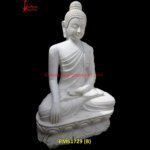 White Marble Buddha Idol For Home