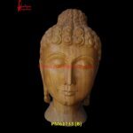 Sandstone Carving Buddha Head