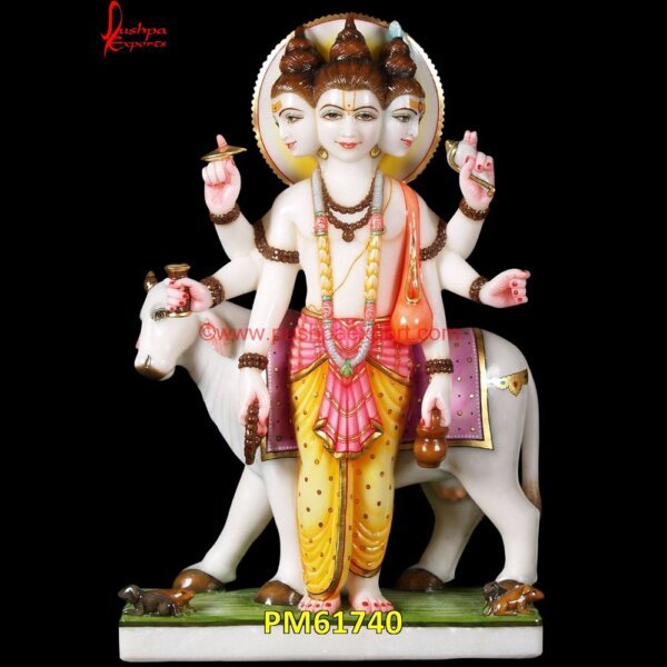 Stone Dattatrey Statue PM61740 Goddess Marble Statue, God Marble Murti, Marble Idol Of God, Marble God Murti, Marble God Murti, Marble God Statue, God Marble Murti, God Marble Murti, Stone God Murti.jpg