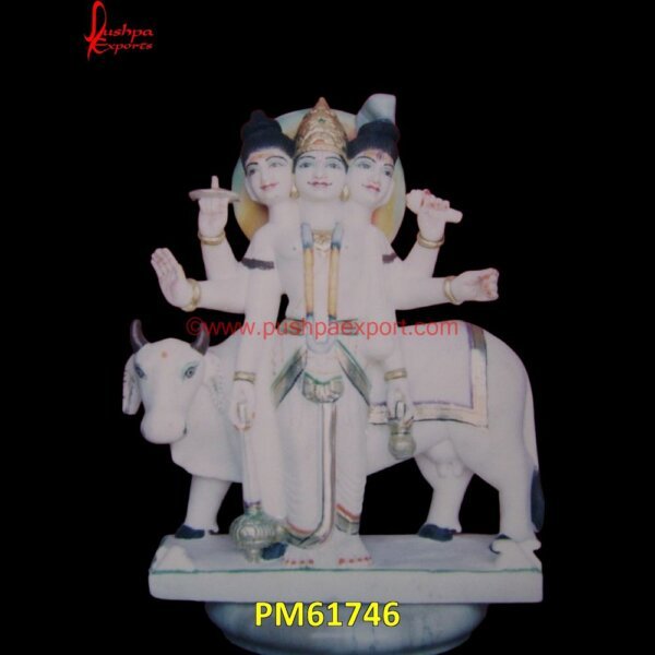 White Marble Dattatrey Murti PM61746 Goddess Marble Statue, God Marble Murti, Marble Idol Of God, Marble God Murti, Marble God Murti, Marble God Statue, God Marble Murti, God Marble Murti, Stone God Murti.jpg