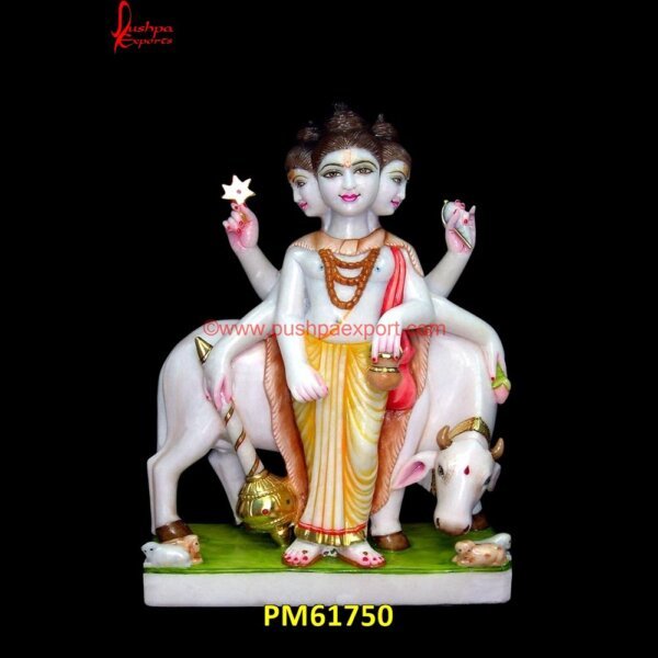 Dattatrey Marble Murti PM61750 Goddess Marble Statue, God Marble Murti, Marble Idol Of God, Marble God Murti, Marble God Murti, Marble God Statue, God Marble Murti, God Marble Murti, Stone God Murti.jpg