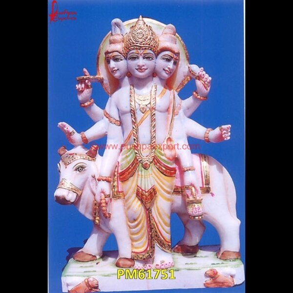 Dattatrey White Marble Statue PM61751 Goddess Marble Statue, God Marble Murti, Marble Idol Of God, Marble God Murti, Marble God Murti, Marble God Statue, God Marble Murti, God Marble Murti, Stone God Murti.jpg