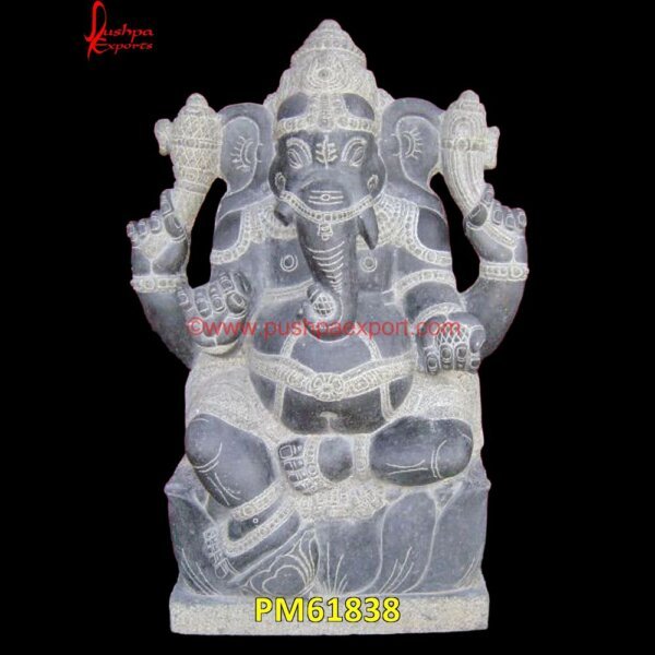 Ancient Ganpati Stone Statue PM61838 marble ganesh murti price,marble ganesh statue big size,marble ganesha,marble ganesha idol.jpg