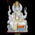 White Ganesh Statue