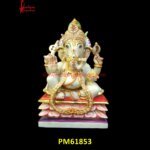 Small Ganesh Chowki Statue