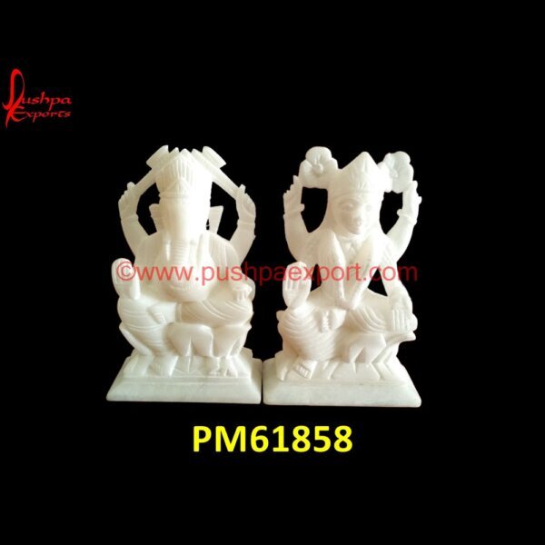 Ganesh Laxmi Marble Statue PM61858 stone ganesha paintings,stone ganpati,stone ganpati murti,stone ganpati sculpture.jpg