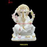 White Ganesha Idol