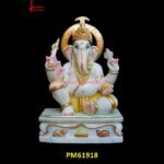 Lord Ganesha Marble Statue