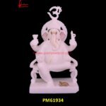 White Marble Ganpati Ji Statue