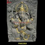 Handcrafted Black Stone Ganesha