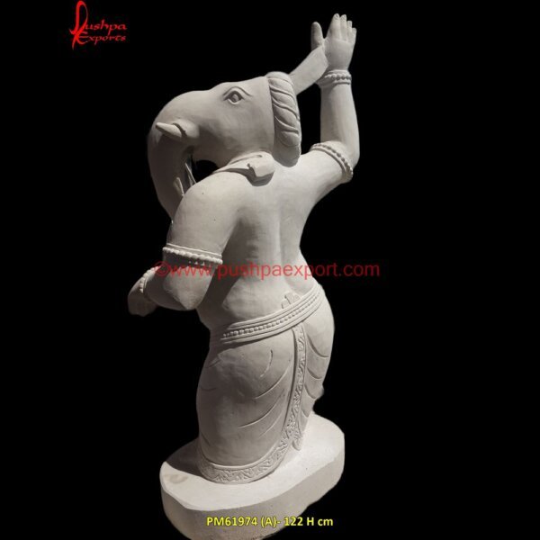 Sandstone Ganesh Murti PM61974 (A)-marble ganesha idol,marble ganesha online,marble ganpati murti,marble ganpati statue.jpg